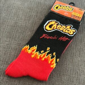 CHEETOS Flamin Hot Socks Shoe Size 6-12